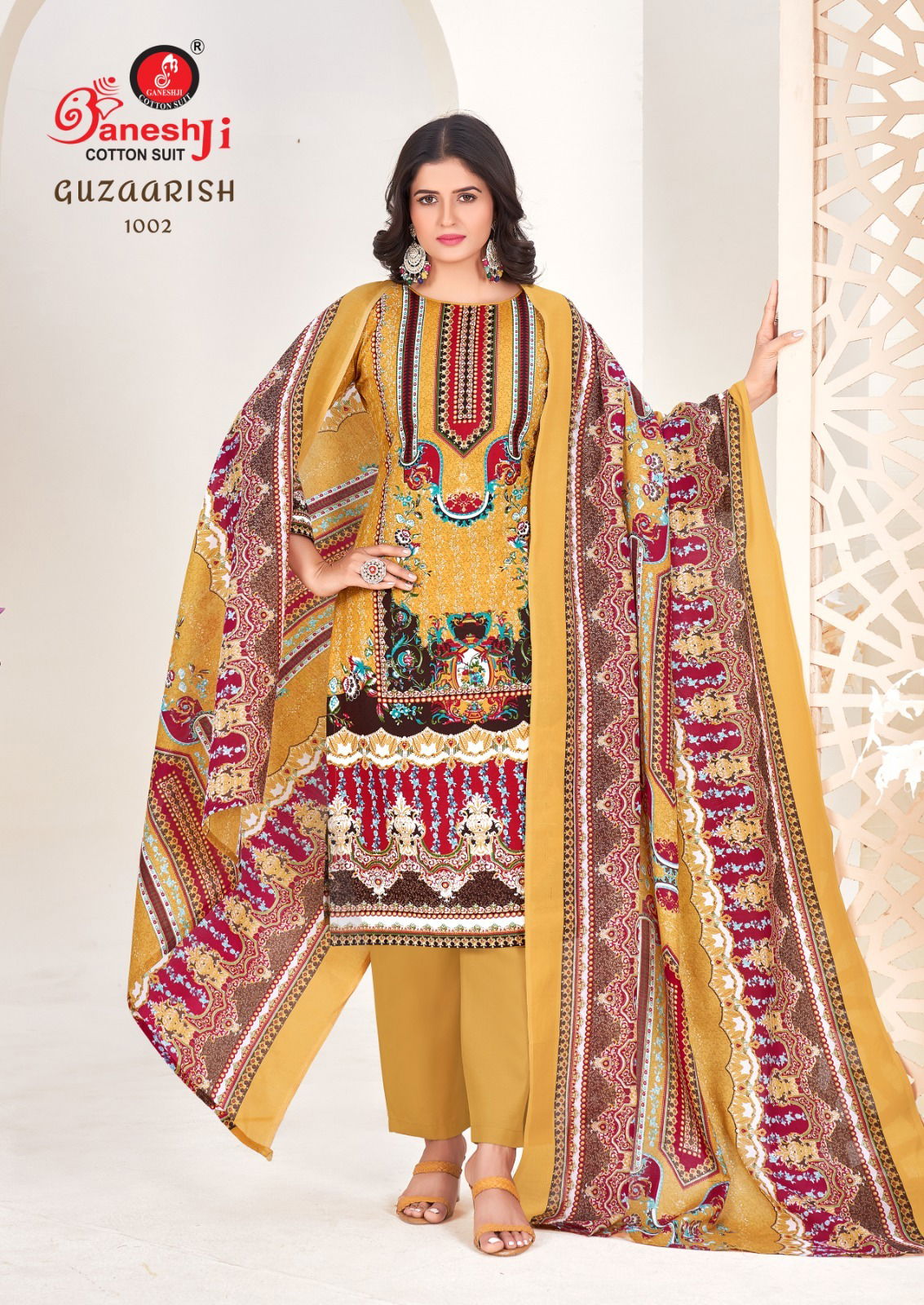 Guzaarish Vol 1 By Ganeshji Cotton Printed Dress Material Exporters In India